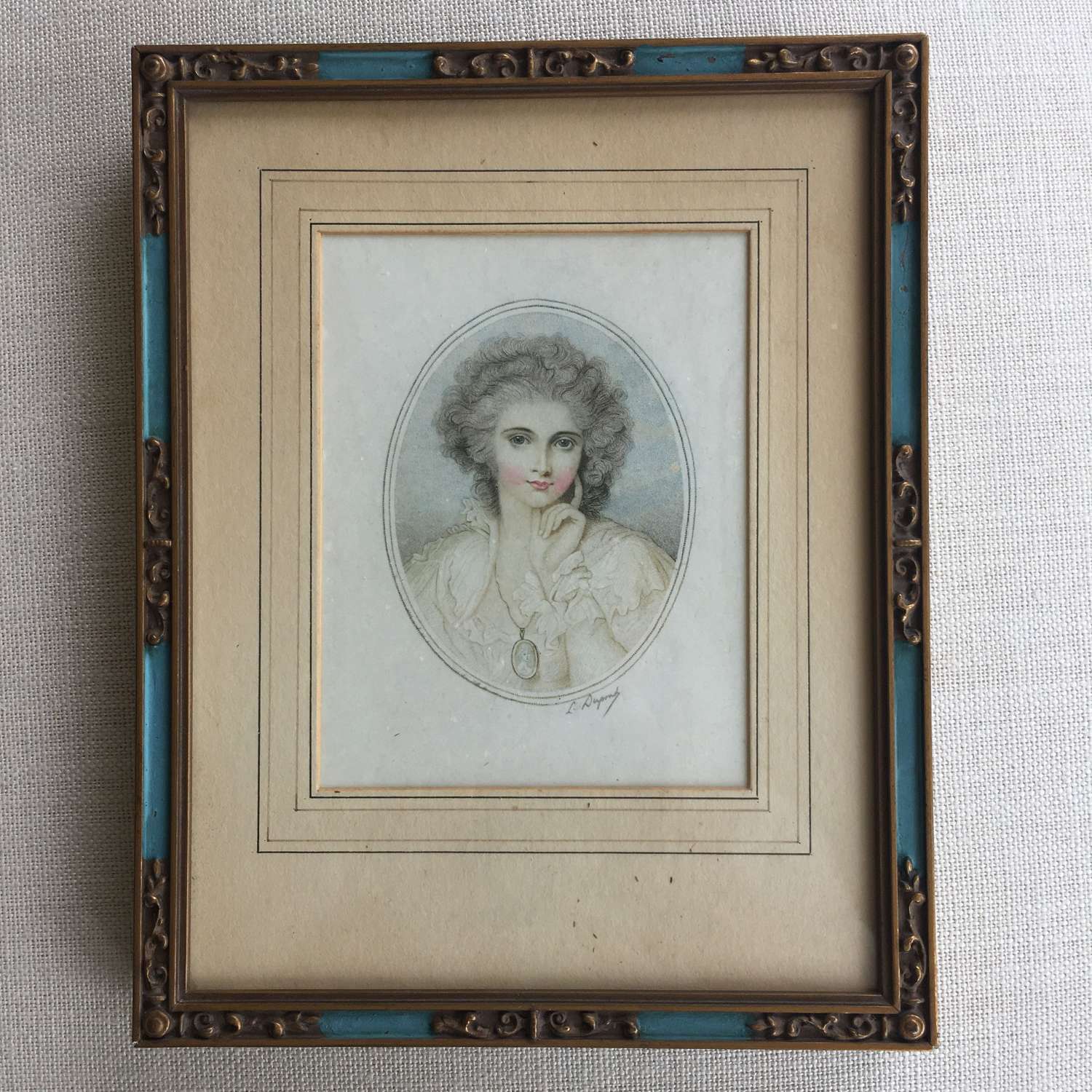 Antique limited edition prints after Richard Cosway in original frames