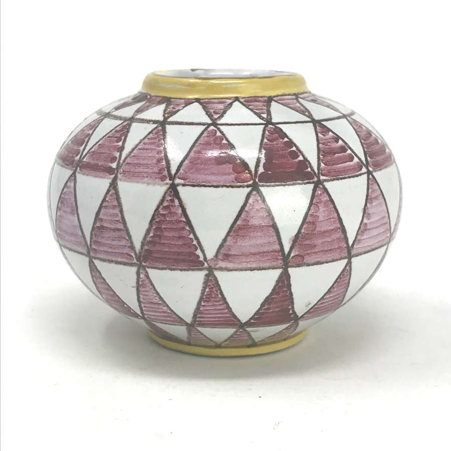 Theodor Bogler Bauhaus Ceramic vase Maria Laach Pottery c1940s