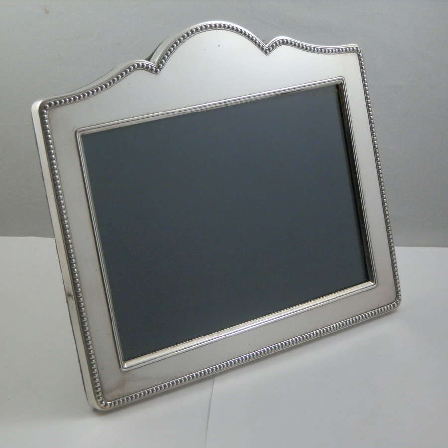 Silver frame with glass and velvet back, Sheffield 1994