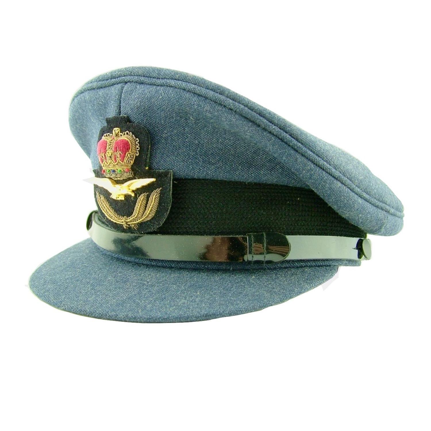 RAF service dress cap - postwar