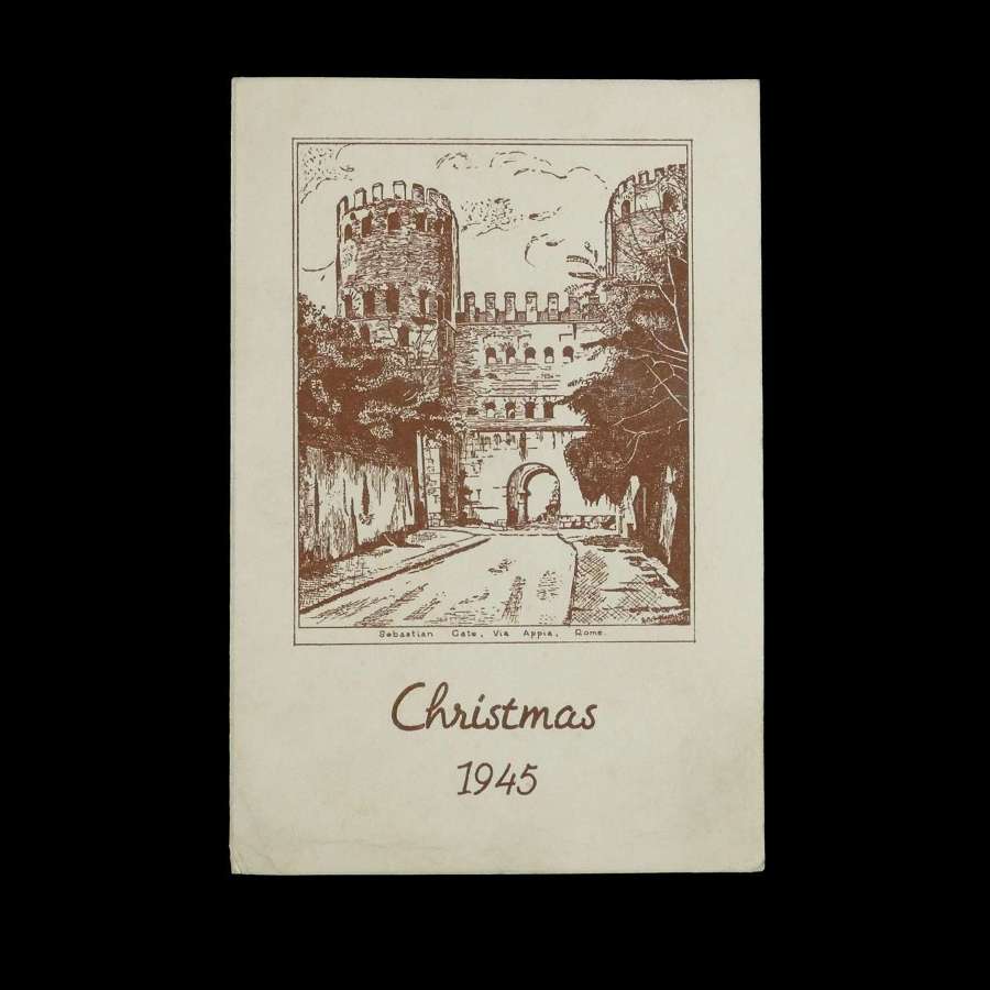 Christmas card, 1945