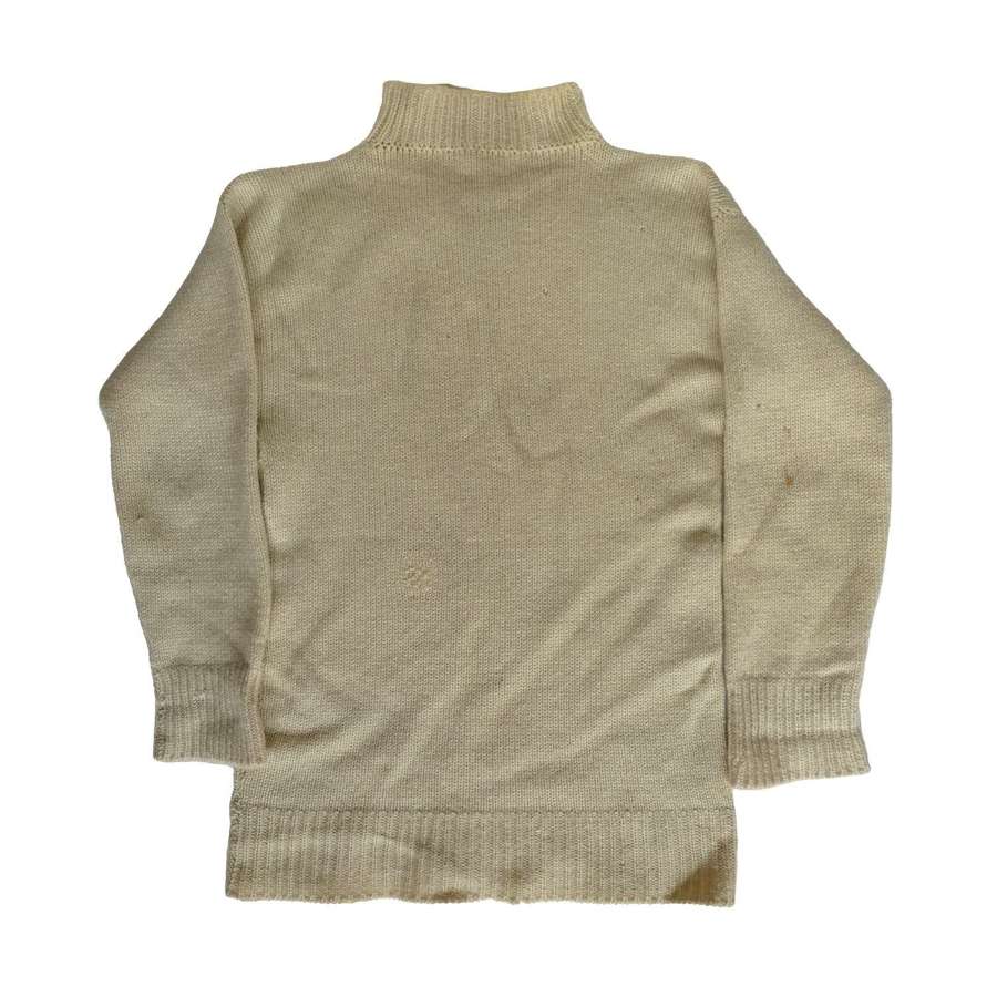 RAF frock white sweater - history
