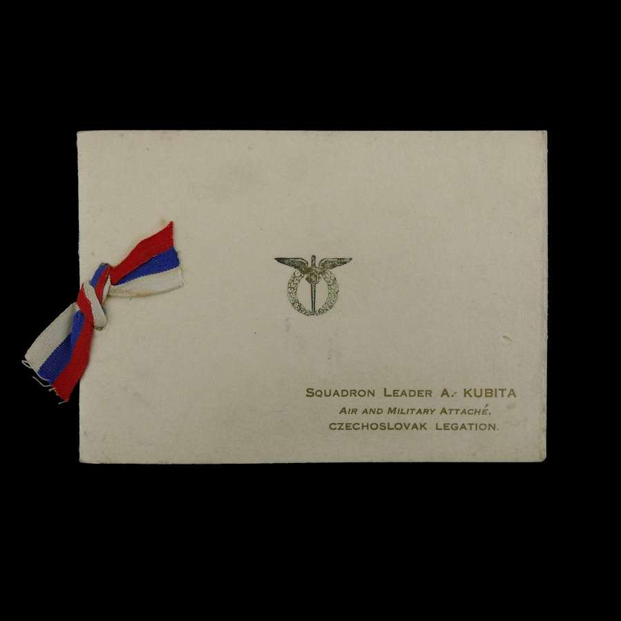 Czechoslovakian Squadron Leader's Christmas card