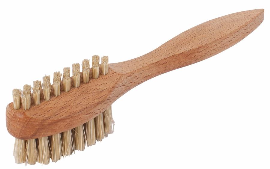 Nail Brush real bristle with handle
