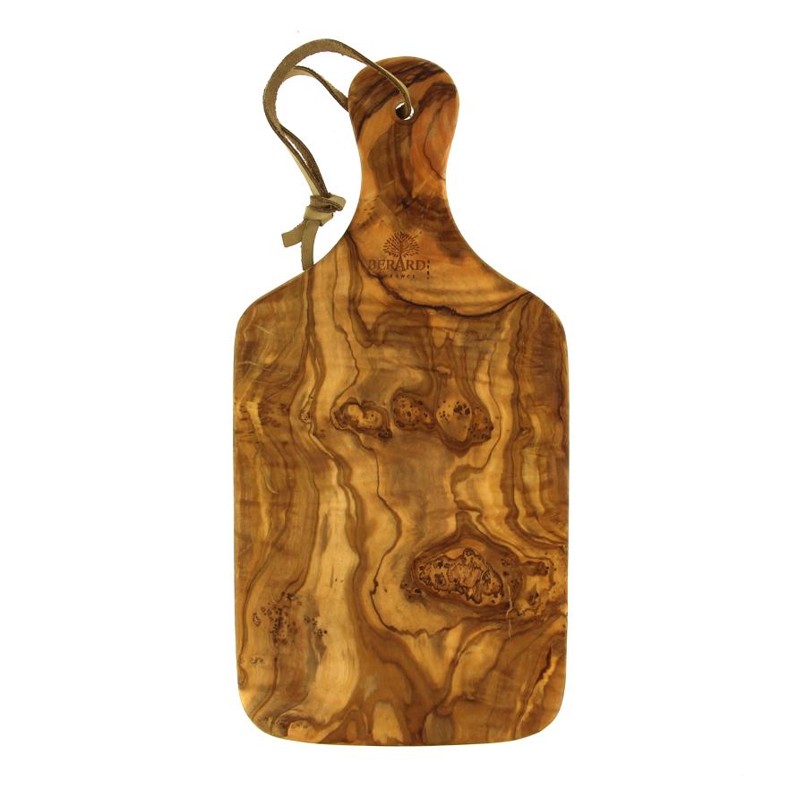 Chopping Board in Olive wood with handle - Large