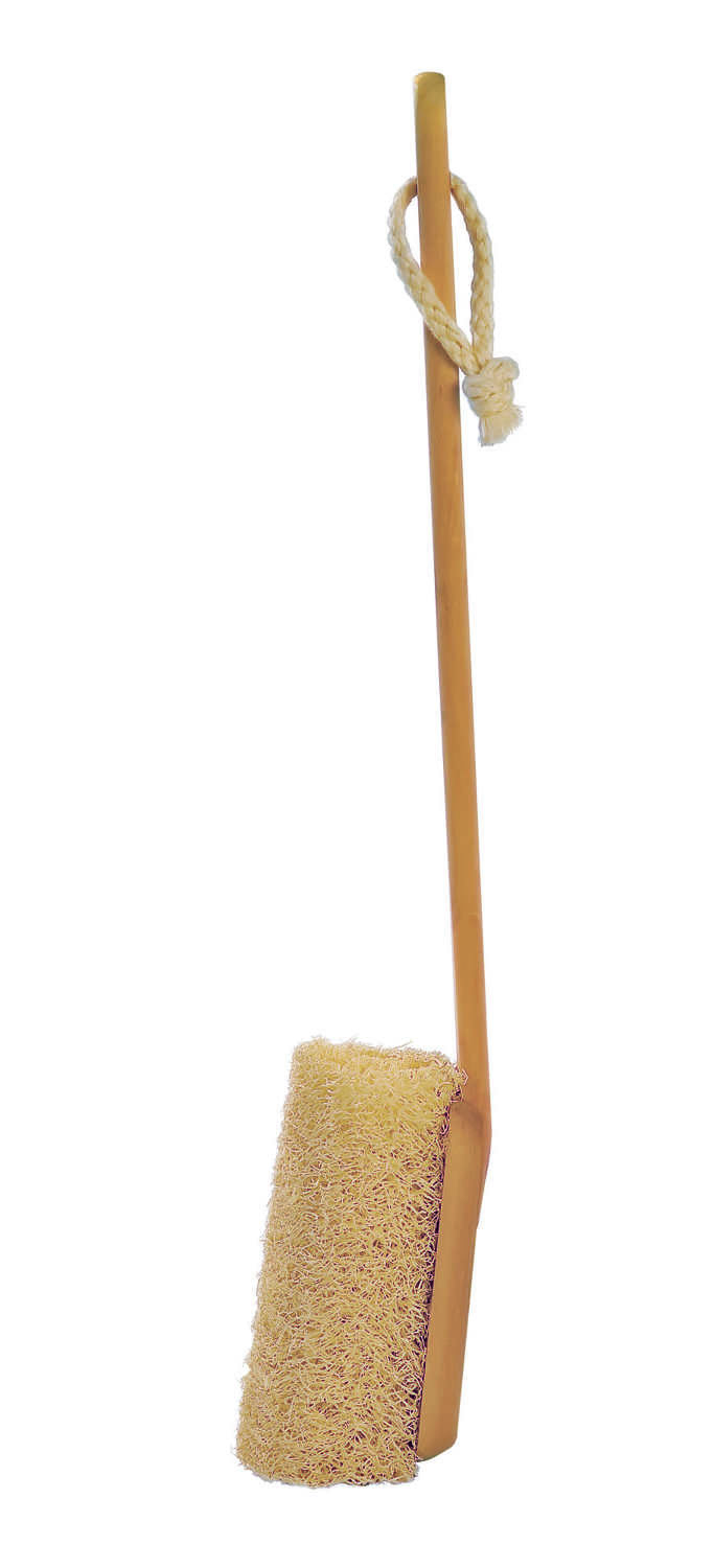 Loofah on a stick