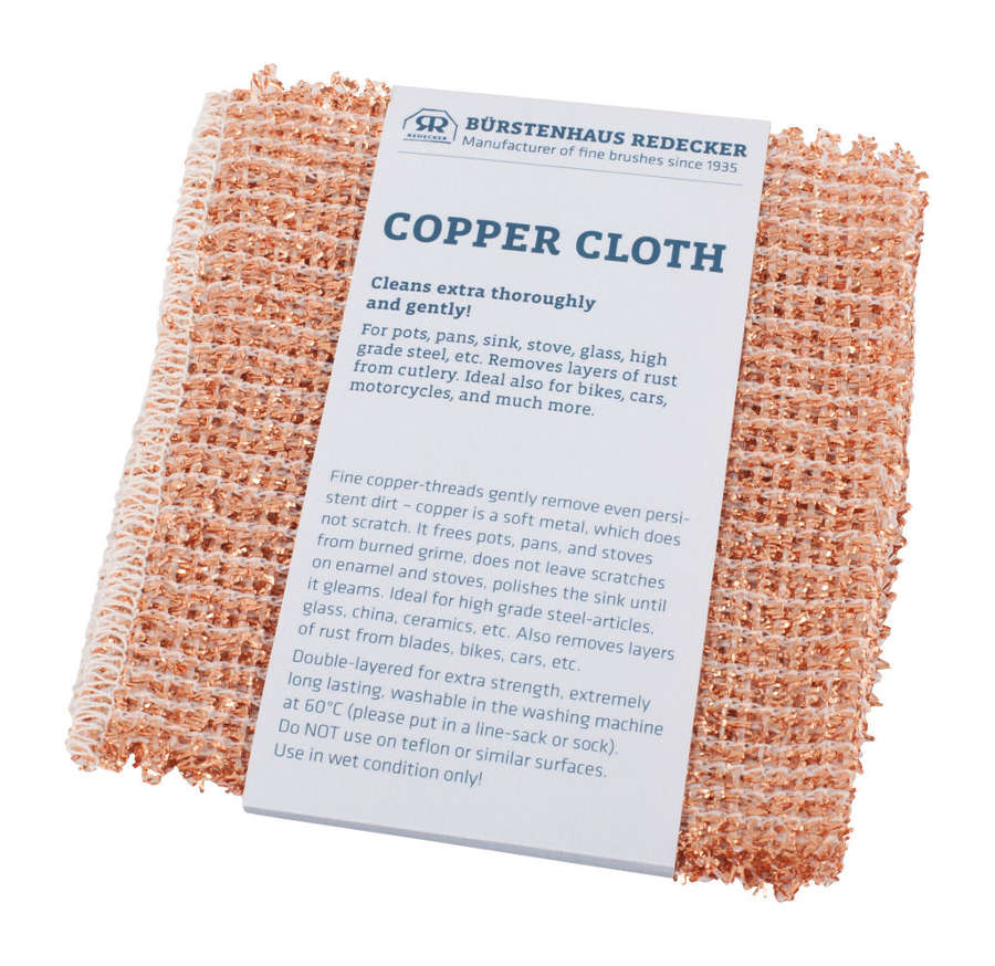 Copper Cloth - Pack of 2 - non scratch on metal & chrome