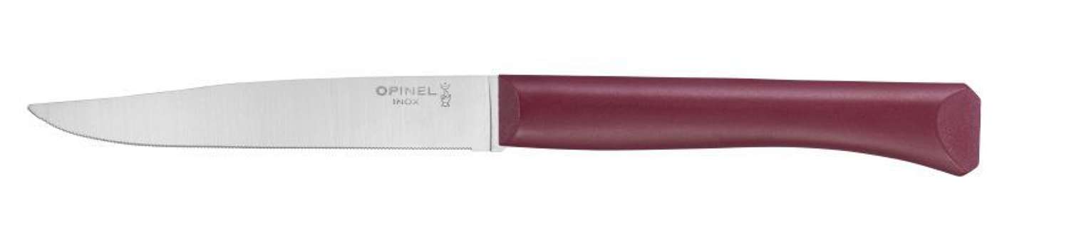 Bon Apetit - Serrated steak knife with polymer handle - Burgundy Red