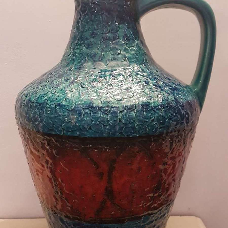 Large West German Fat Lava Vase by BAY Keramik