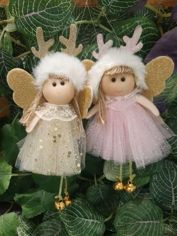 Gold Wing/Antler Fluffy Angels