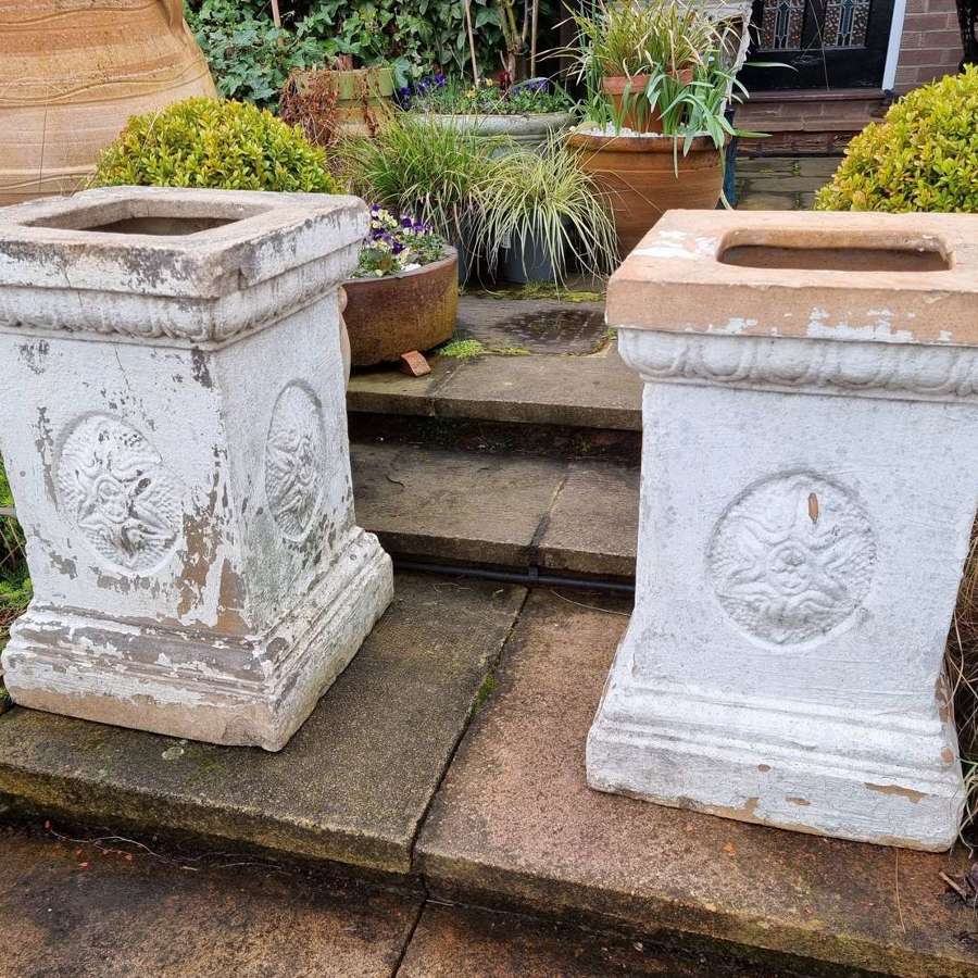Pair of Large Dunfermline Clay Company Pedestals