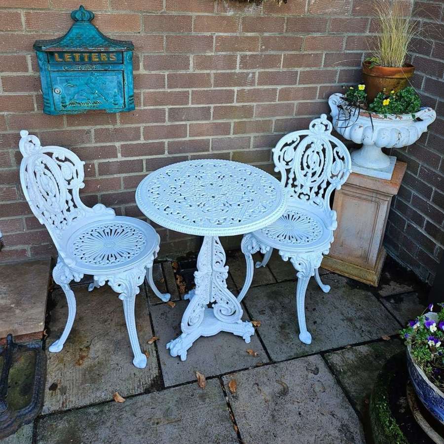 Rare Victorian Christopher Dresser Design Cast-iron Garden Table