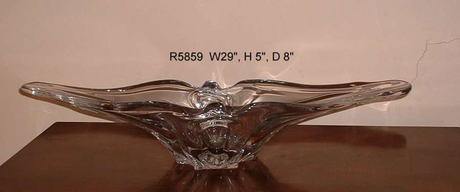 Long Glass Bowl  Ref R5859