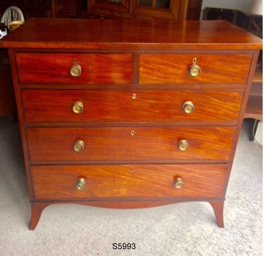 Early 19th Century Mahogany Chest of Drawers  Ref S5993