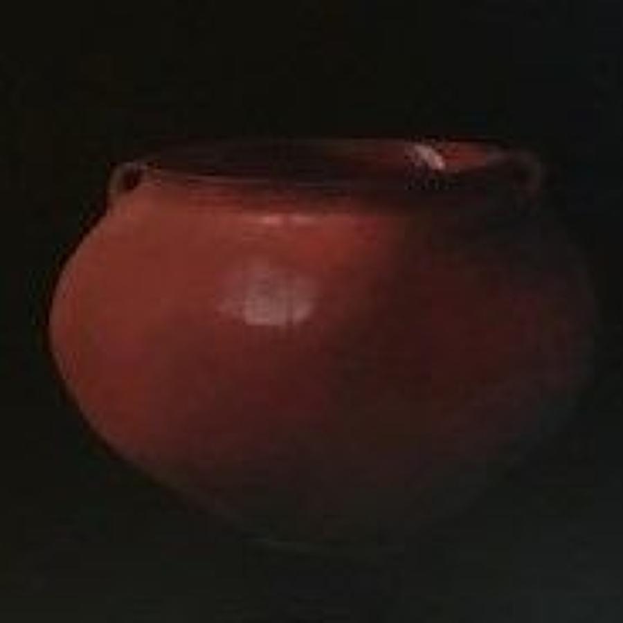 Judith Kuehne. Red moon jar.