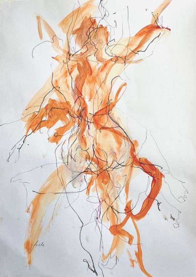 Judith Brenner. Nude Study No 12.