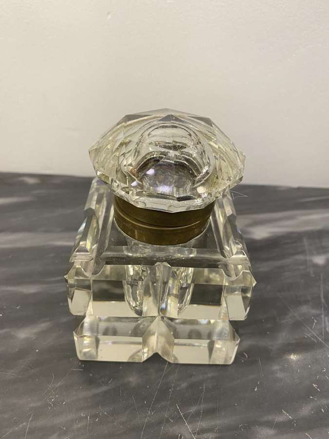 C1880 A Crystal Inkwell