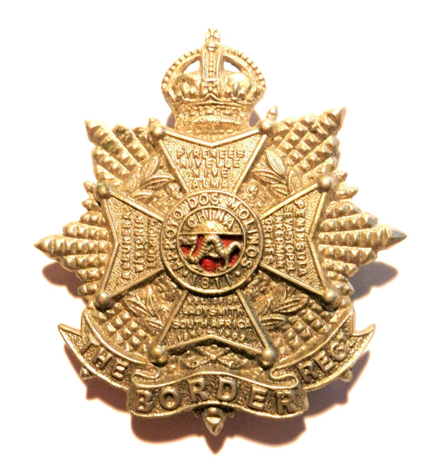 The Border Regimant Cap Badge.
