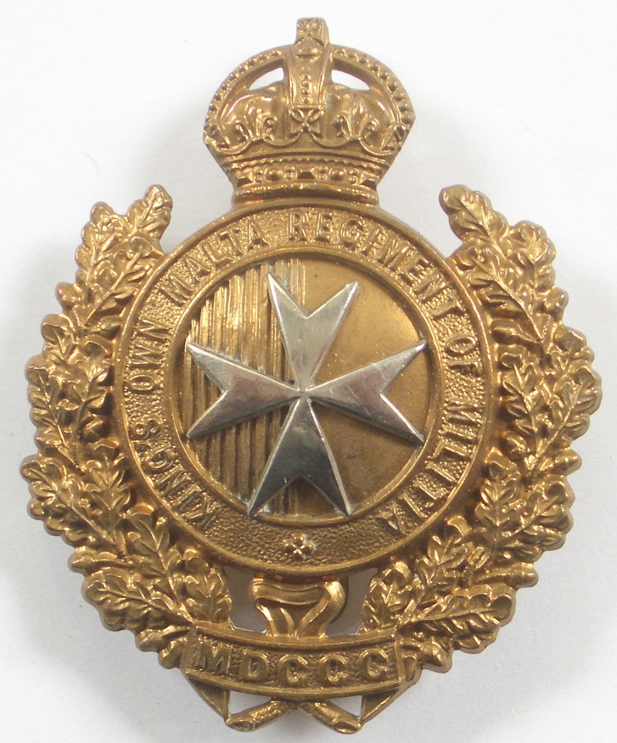 KO Malta Regiment of Militia cao badge