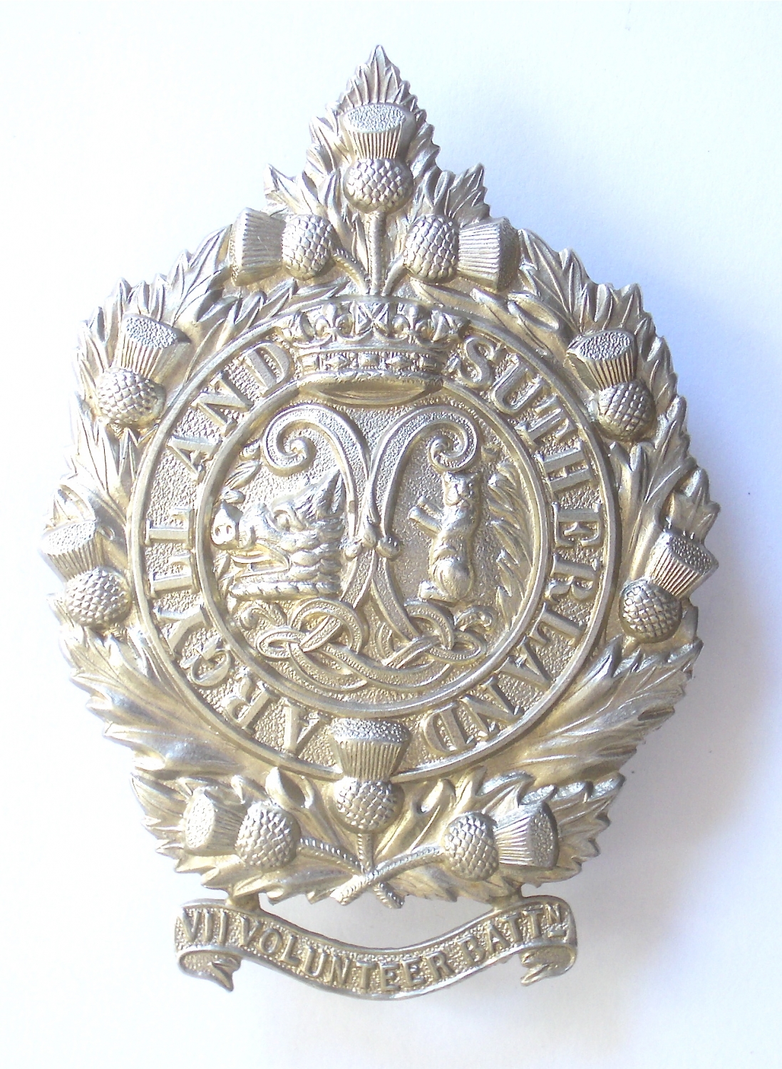 7th VB Argyll & Sutherland glengarry badge