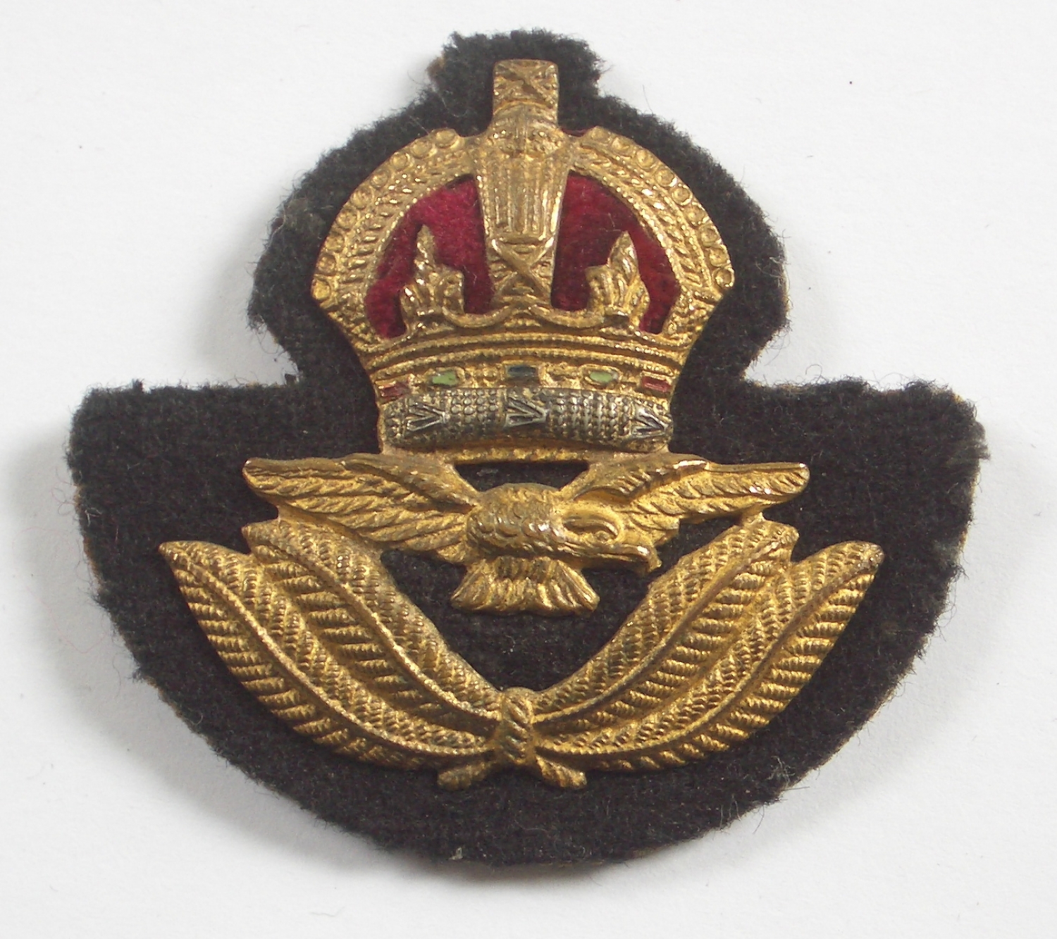 RAF Officer's Kings Crown beret badge