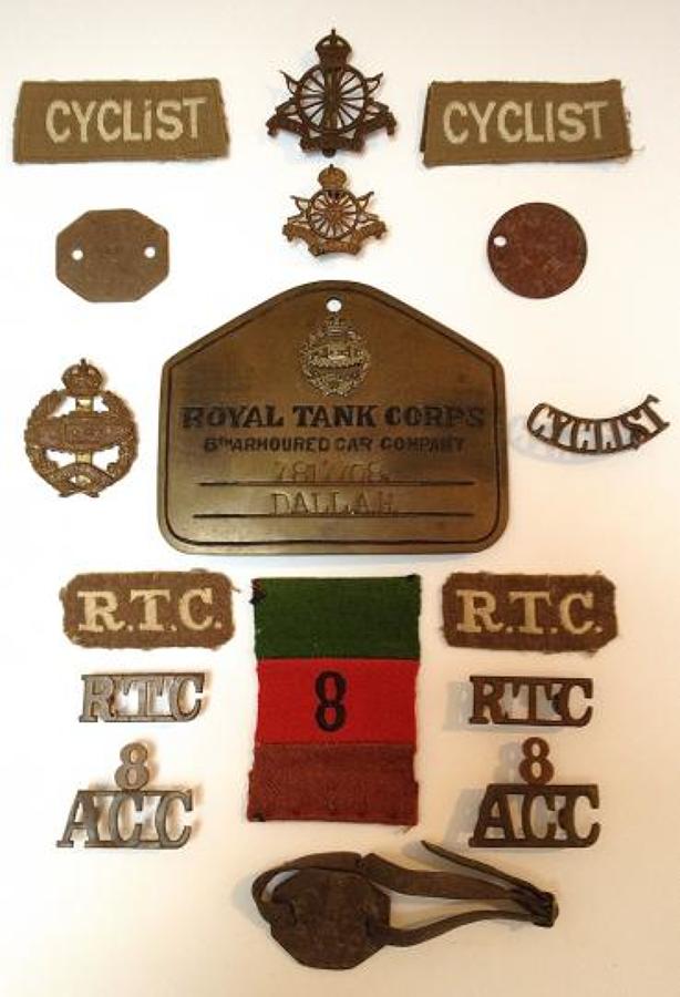 Cyclist / 8th Armoured/ Tank Corps