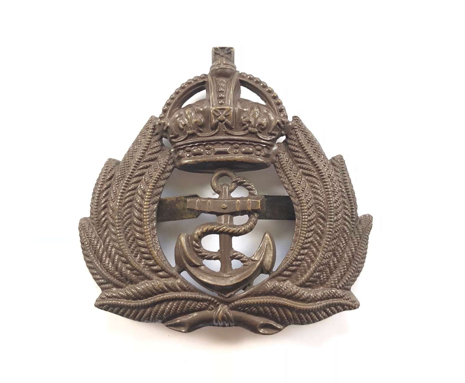 Royal Naval Division Officer’s RND OSD cap badge circa 1915-18