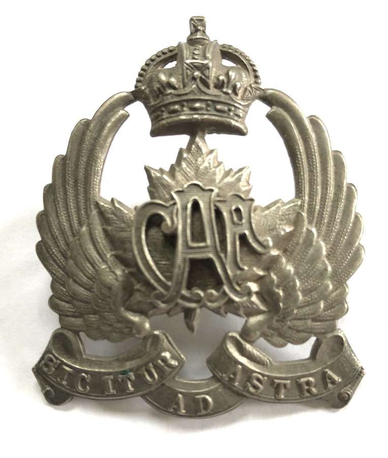 Canadian Air Force 2nd pattern cap badge circa 1920-24