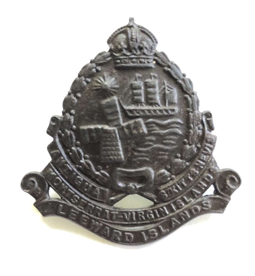 Leeward Islands Battalion bronzed cap badge