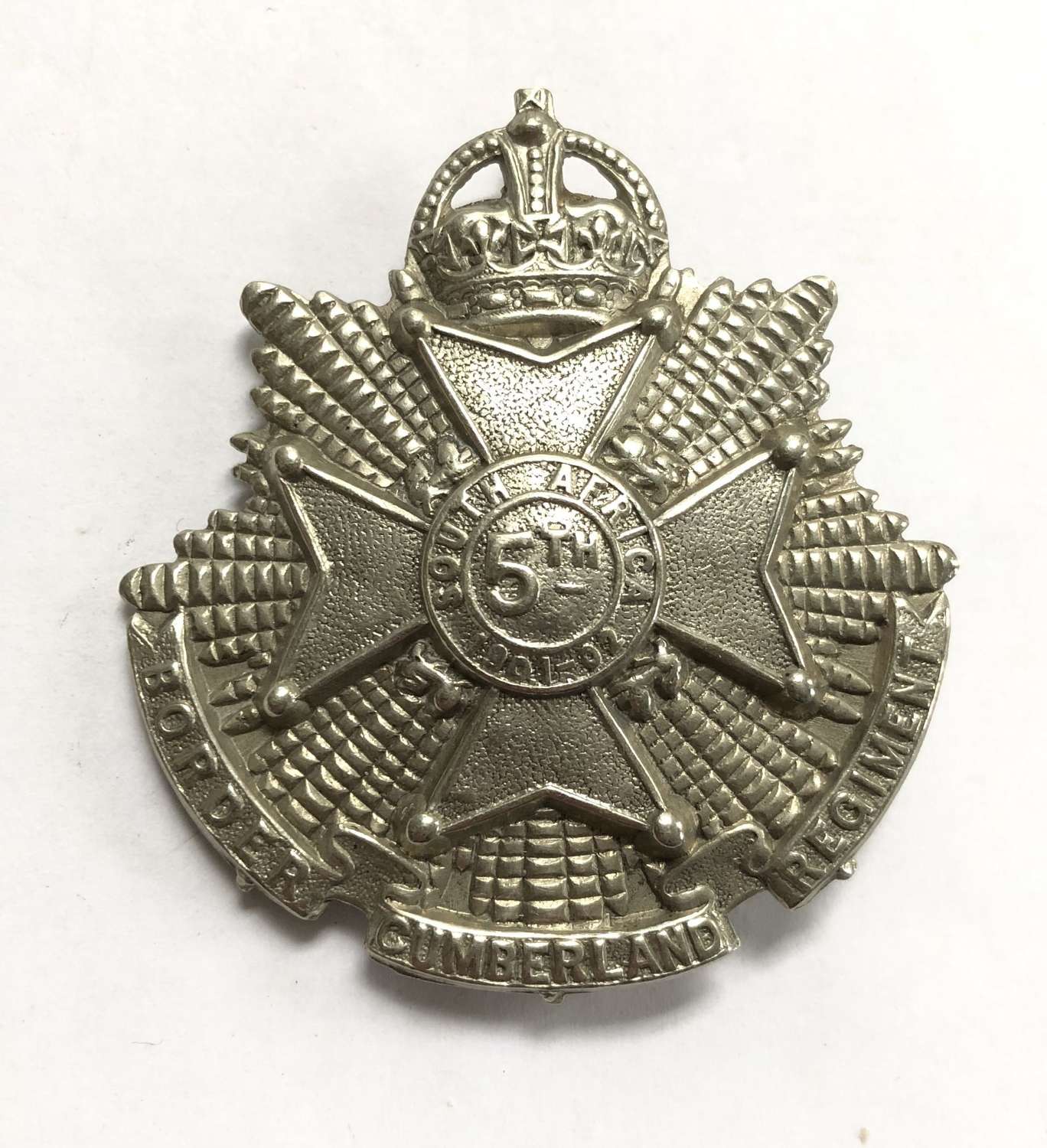 5th (Cumberland) Bn. Border Regiment post 1908 OR’s cap badge