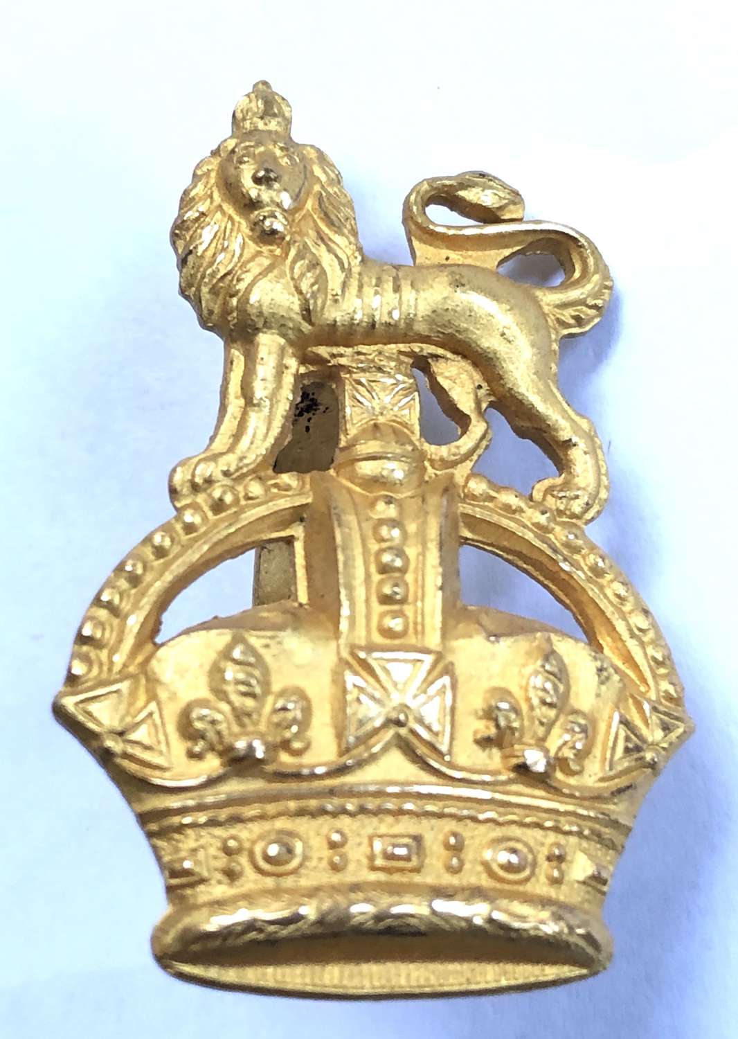 Staff Officer post 1901 gilt cap badge