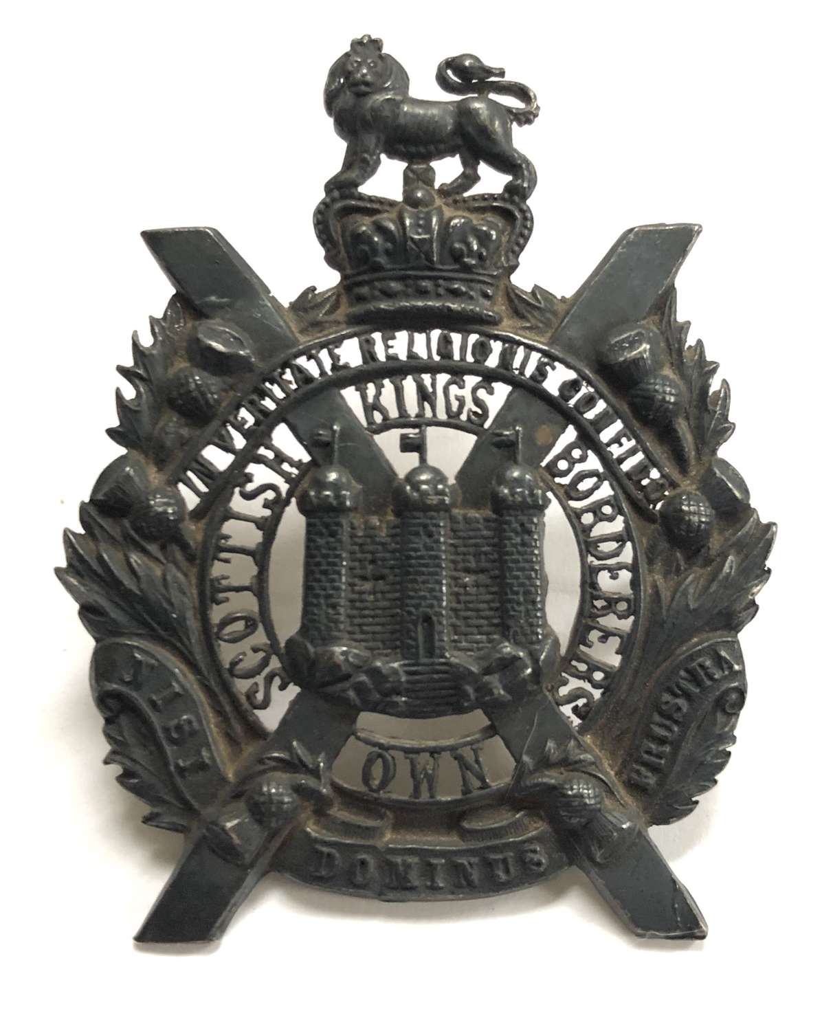 King's Own Scottish Borderers post 1953 Officer's glengarry badge