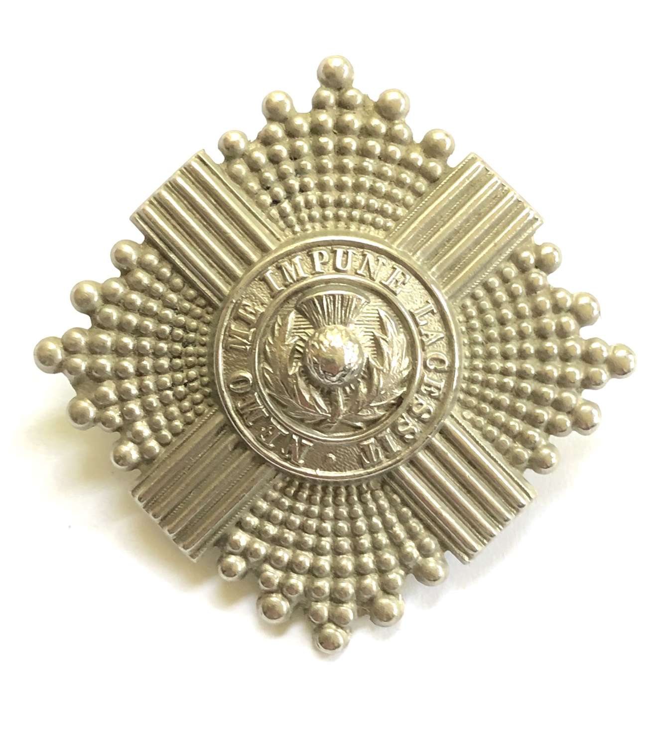 9th (Highlanders) VB Royal Scots OR’s glengarry badge circa 1902-08