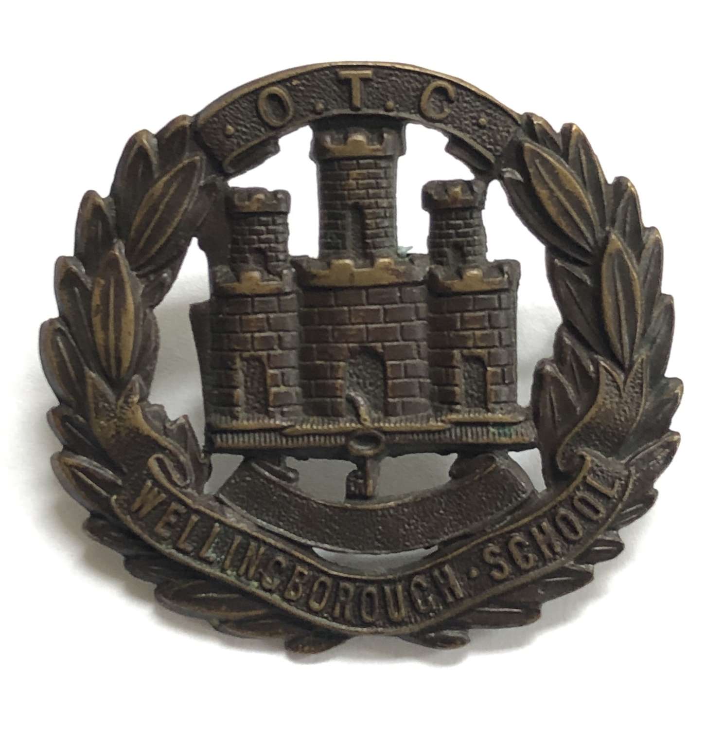 Wellingborough School OTC Northamptonshire cap badge