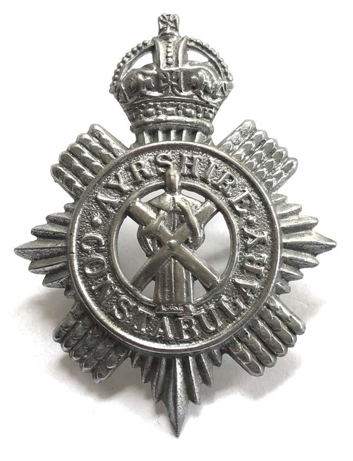 Ayrshire Constabulary pre 1953 cap badge.