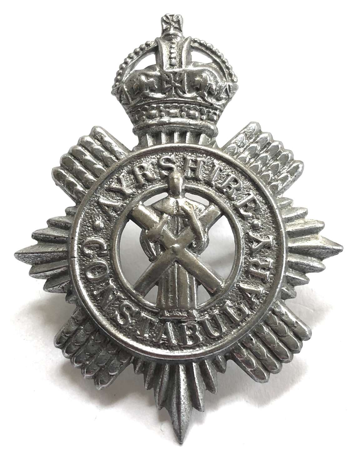 Ayrshire Constabulary pre 1953 cap badge.