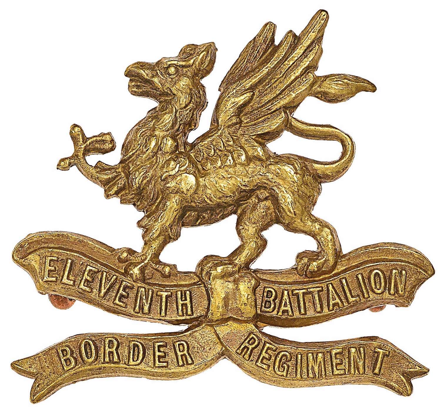11th (Lonsdale) Battalion Border Regiment WW1 OR’s cap badge