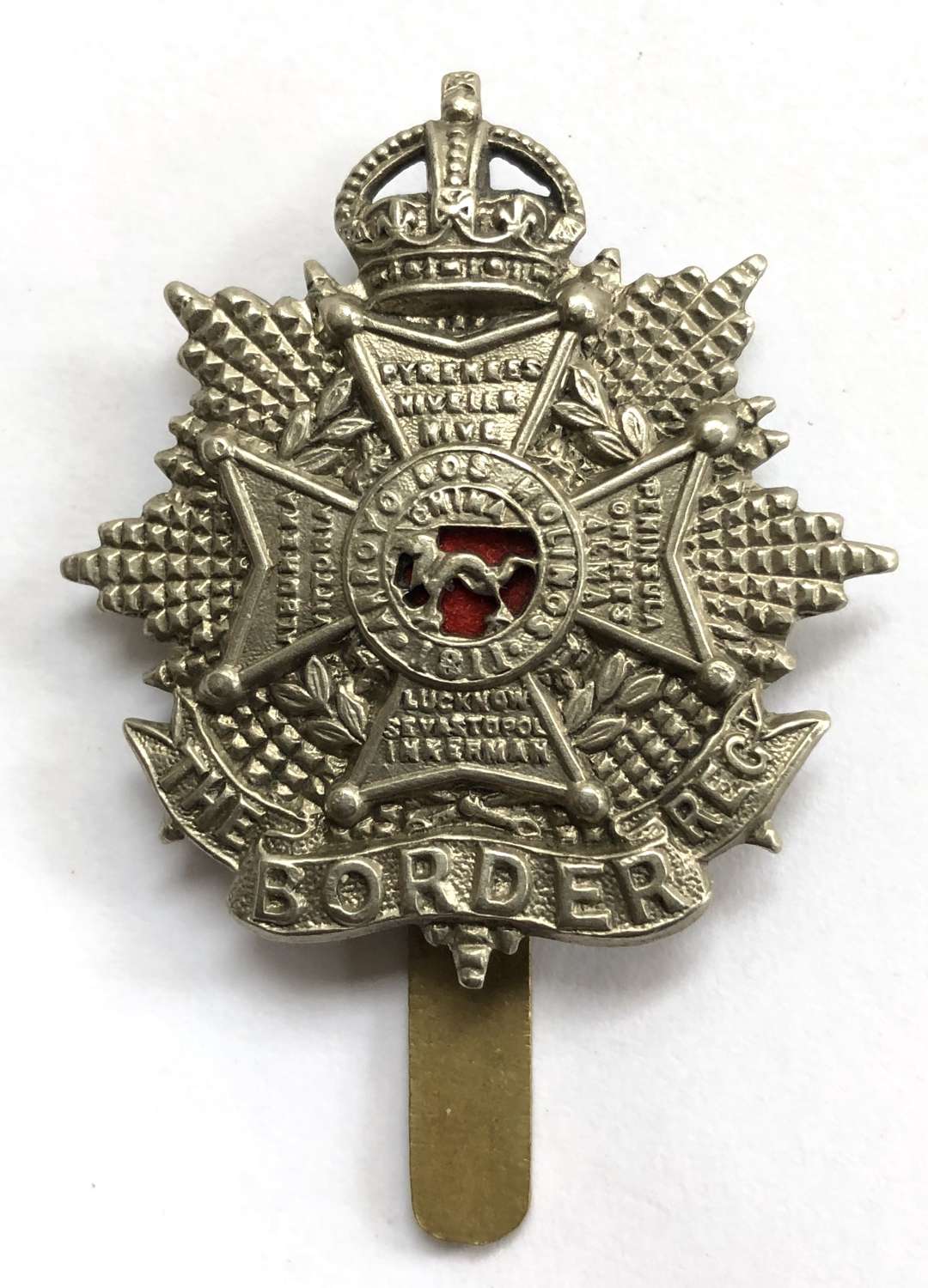 Border Regiment Edwardian small OR’s cap badge circa 1901-05