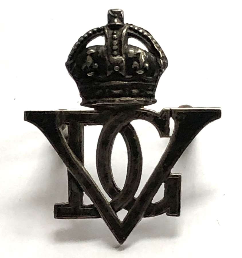 5th Royal Inniskilling Dragoon Guards silver cap badge
