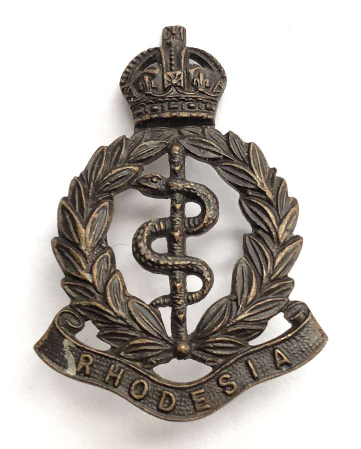 Southern Rhodesia Medical Corps OSD bronze badge circa 1948-56