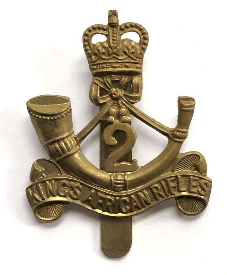 2nd (Nyasaland) King's African Rifles cap badge by Firmin, London