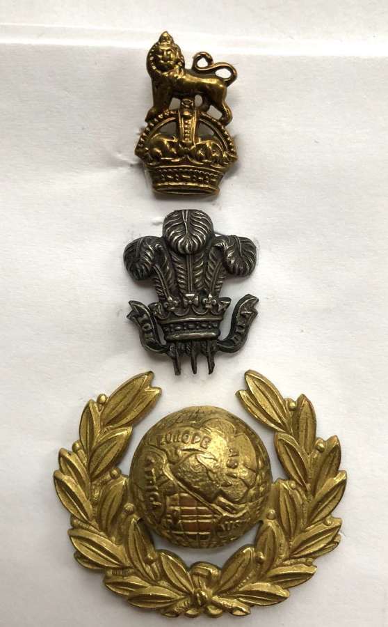 Plymouth Division Royal Marine attributed Drum Major's cap badge