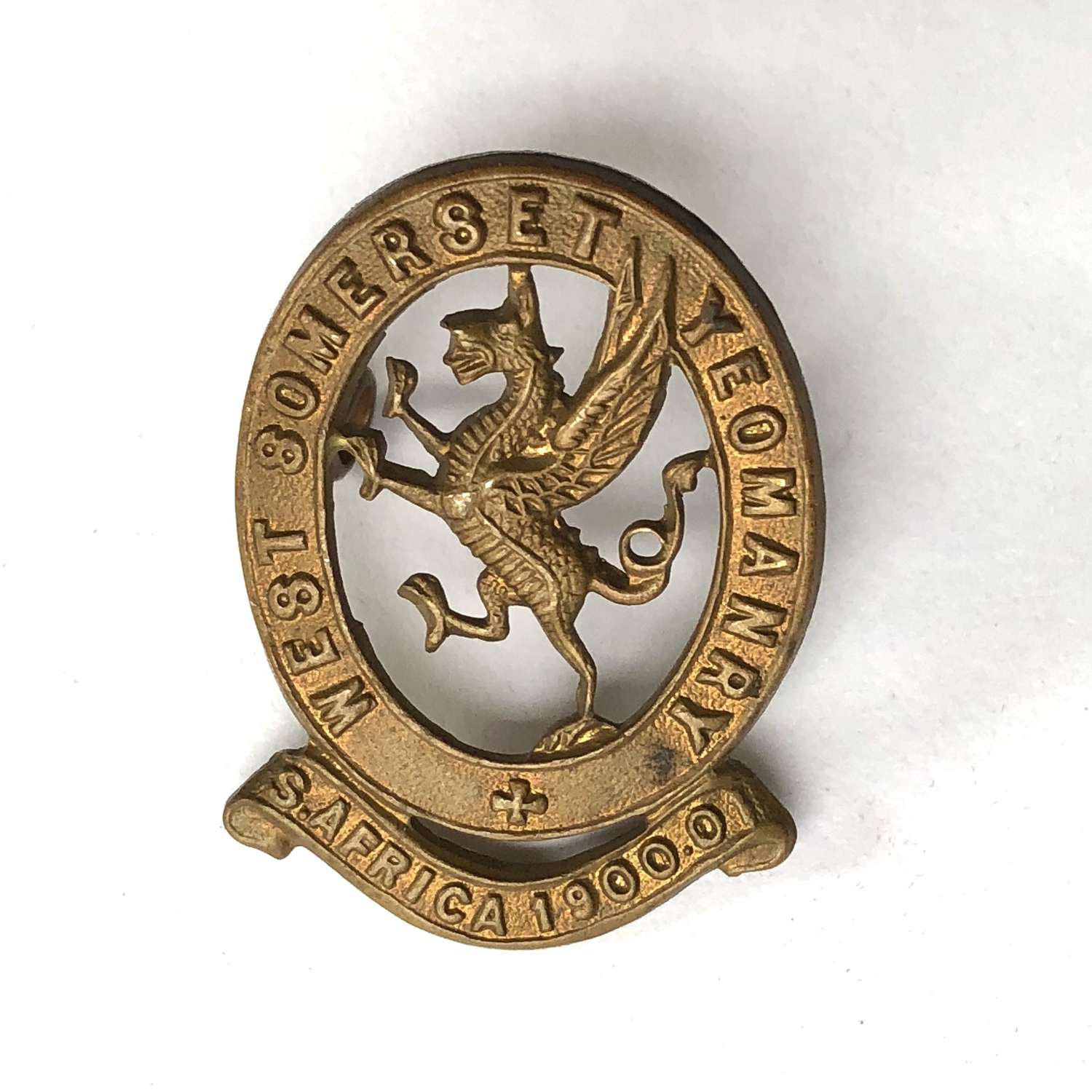 West Somerset Yeomanry cap badge circa 1905-08