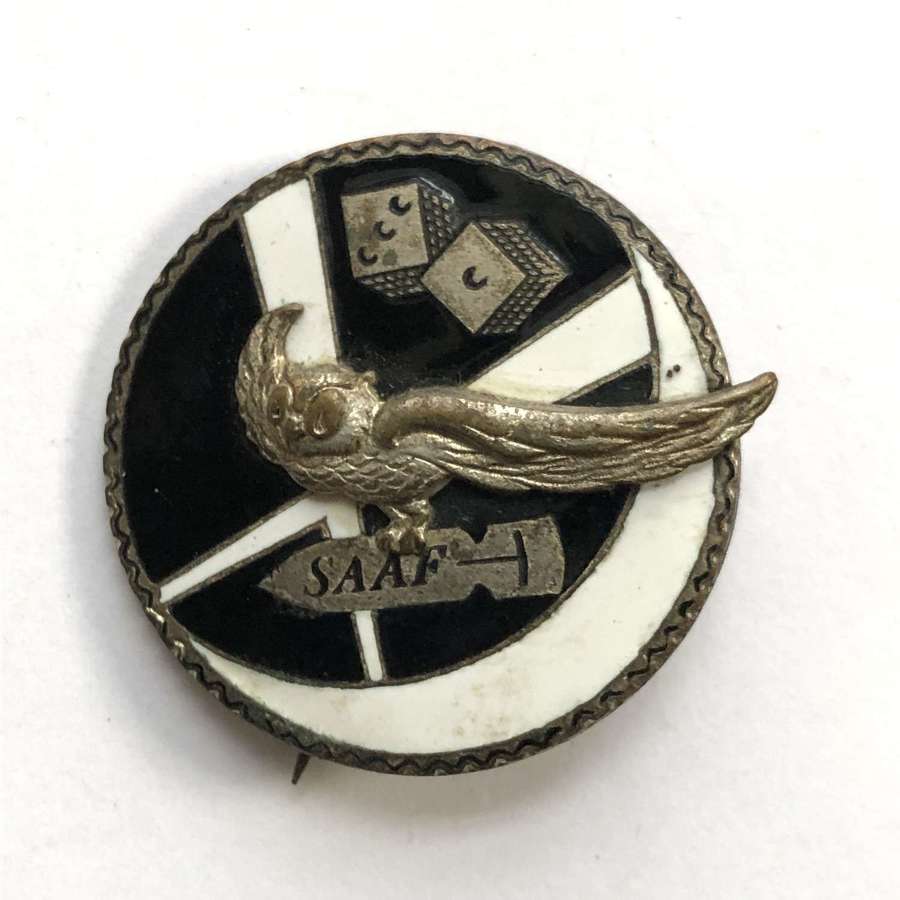 31 Squadron WW2 South African Air Force enamel badge