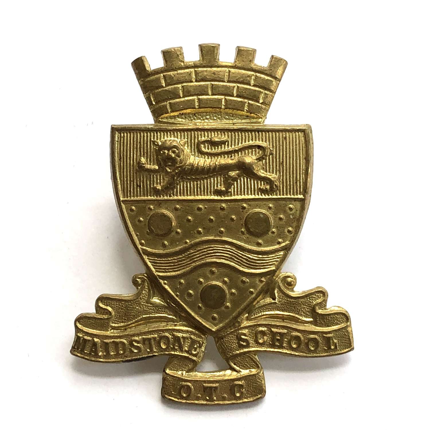 Maidstone School OTC, Kent cap badge