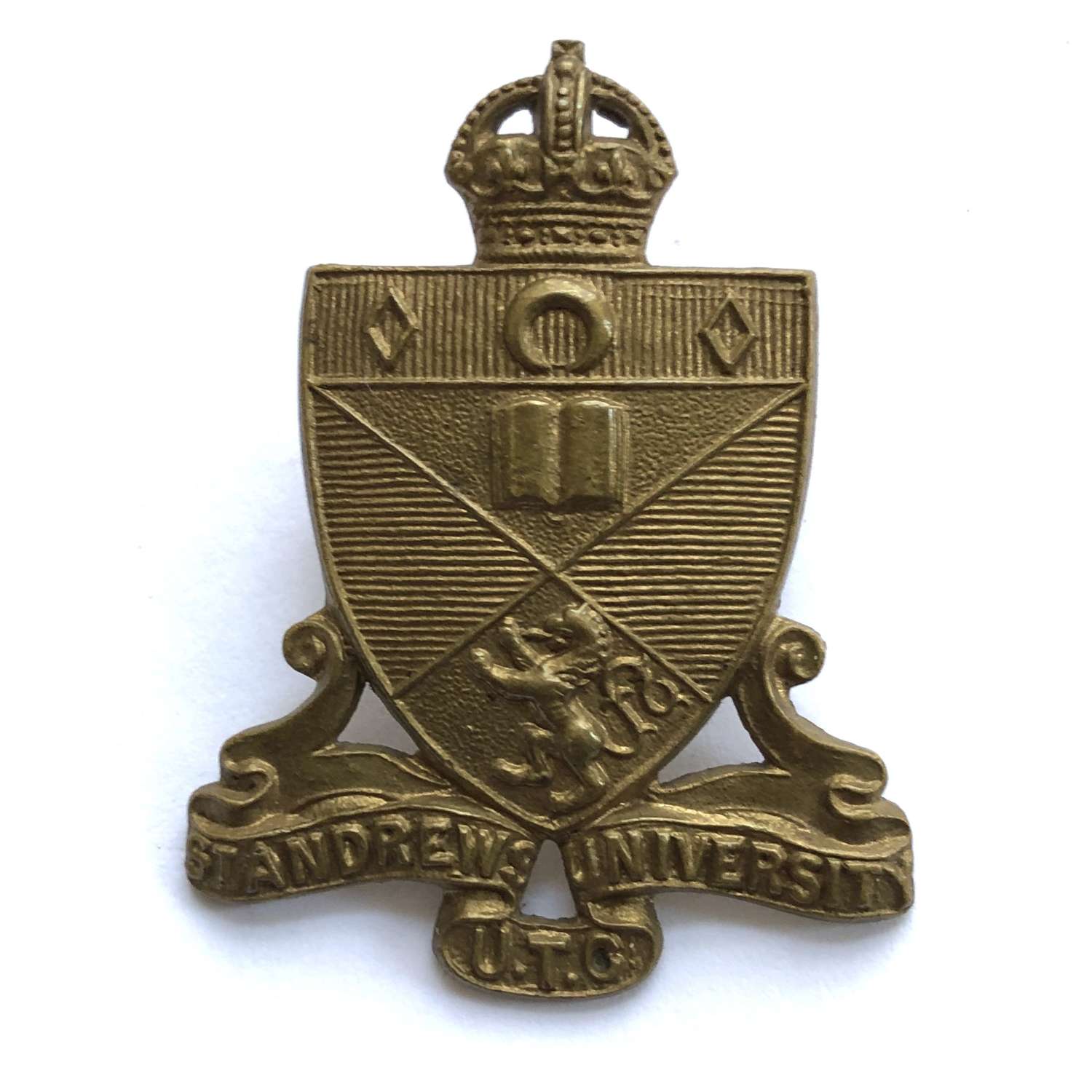 Scottish. St. Andrews University UTC cap badge circa 1948-52