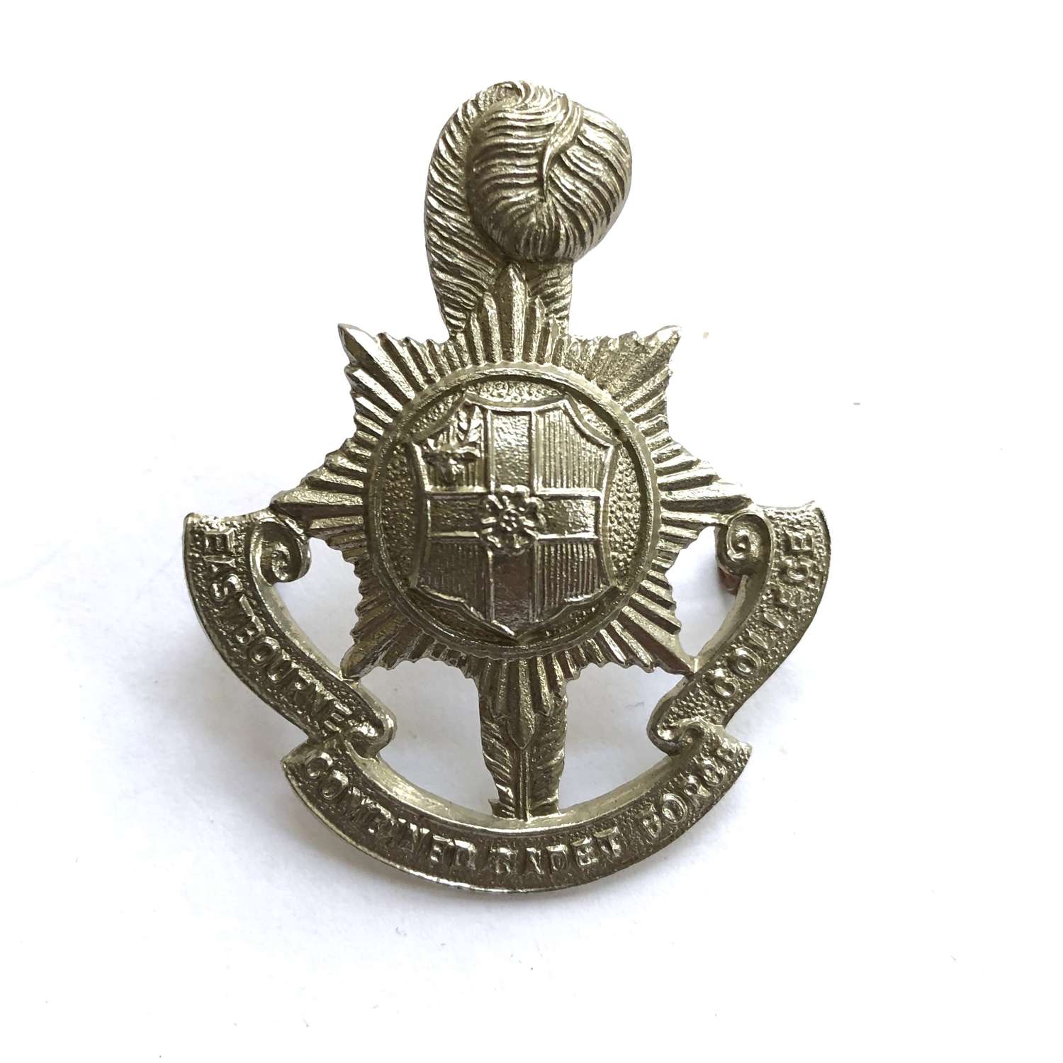 Eastbourne College CCF Sussex cap badge