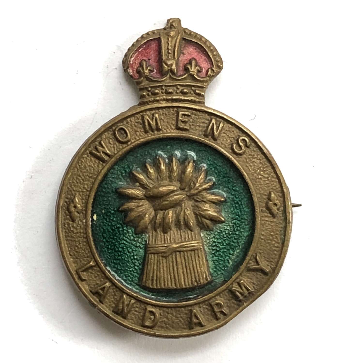 WW2 Womens Land Army WLA hat/uniform badge