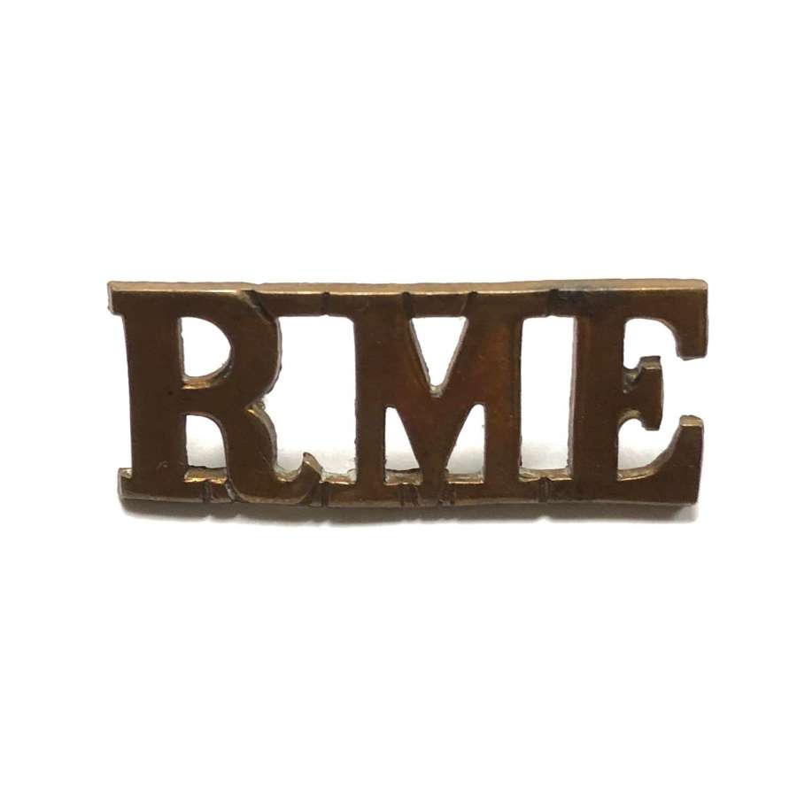 RME WW1 Royal Marine Engineers Officer’s shoulder title c1917-18