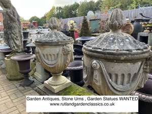 Happy New Year - Wanted Garden antiques - Garden urns Wanted